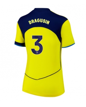 Billige Fotballdrakt Tottenham Hotspur Radu Dragusin #3 Replika Tredjedrakt Dame 2025-26 Kortermet